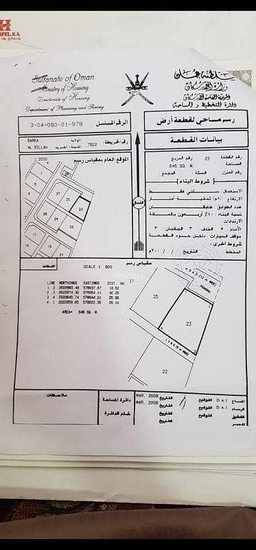 ارض سكنية  للبيع في بركاء، الباطنة - أرض سكنية للبيع في بركة، الباطنة