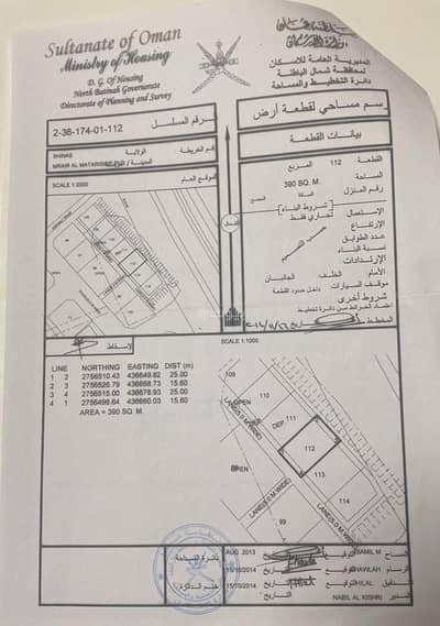 ارض سكنية  للبيع في شناص، الباطنة - أرض سكنية للبيع في شناص، الباطنة
