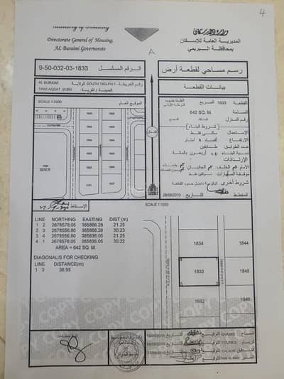 ارض سكنية  للبيع في البريمي، البريمي - أرض سكنية للبيع في البريمي