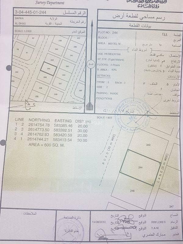 Residential Land For Sale in Barka, Al Batinah