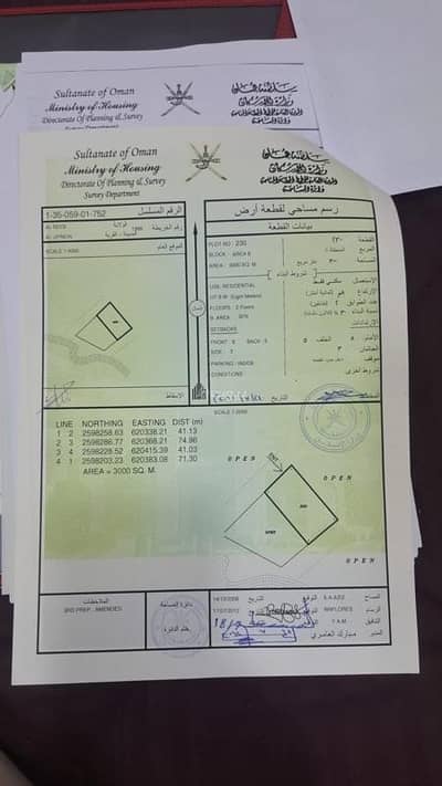 Residential Land for Rent in Al Rusayl, Muscat - Residential Land for Rent Al Rusayl Muscat