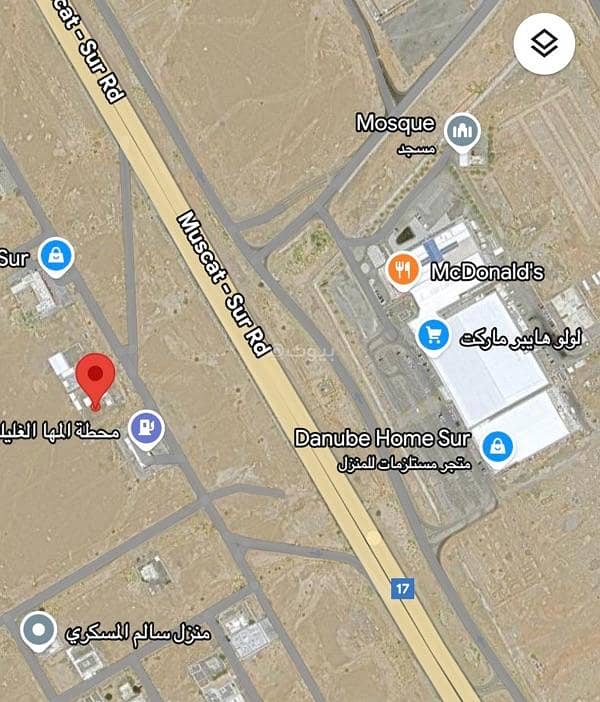 أرض سكنية للإيجار في صور، الشرقية أرض سكنية للإيجار في صور، الشرقية