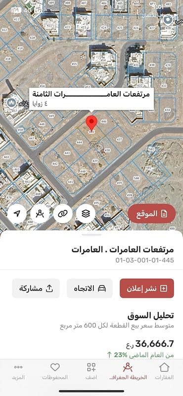 أرض سكنية للبيع في المعمورة، مسقط