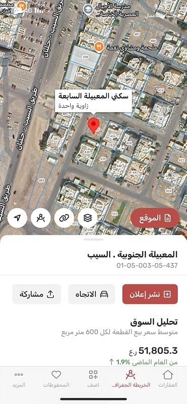 ارض سكنية  للبيع في المعبيلة، مسقط - أرض سكنية للبيع في المعابل، مسقط