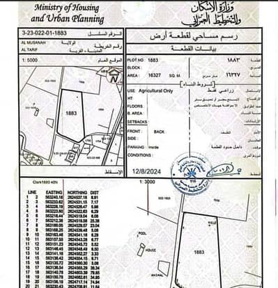 ارض سكنية  للبيع في المصنعة، الباطنة - أرض سكنية للبيع في المسنع، الباطنة