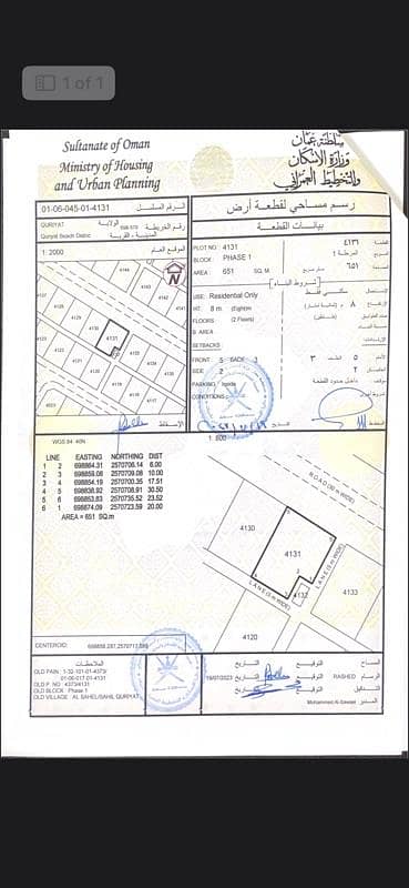 أرض سكنية للبيع في قرية، مسقط