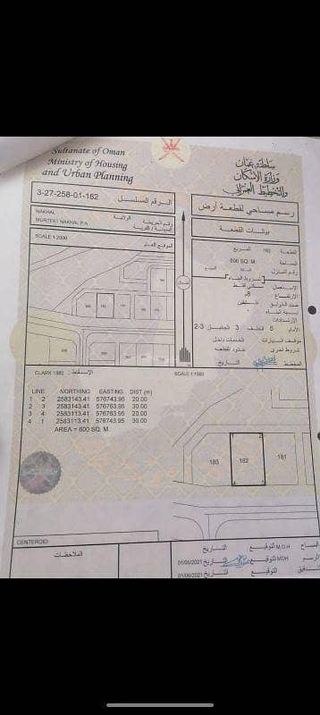 ارض سكنية  للبيع في نخل، الباطنة - أرض سكنية للبيع في النخل، الباطنة