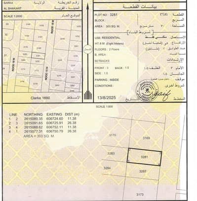 Residential Land for Sale in Barka, Al Batinah - Residential Land for Sale in Barka, Al Batinah