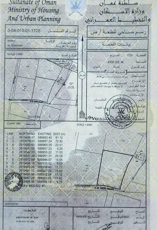 Residential Land For Sale in Barka, Al Batinah