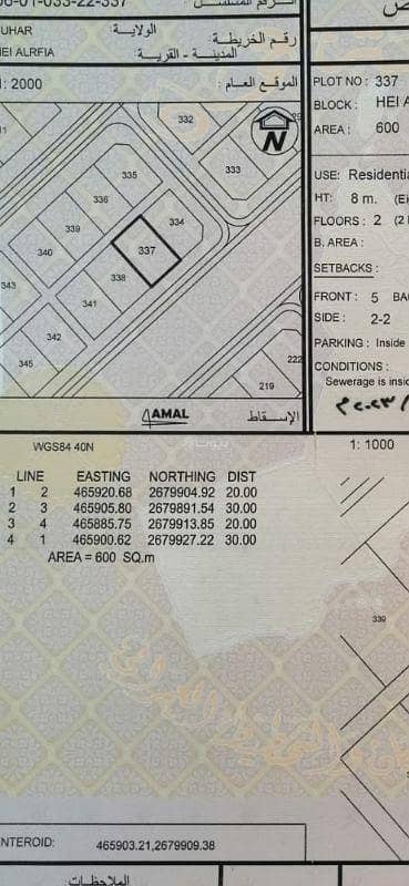 ارض سكنية  للبيع في صحار، الباطنة - أرض سكنية للبيع في صحار، الباطنة