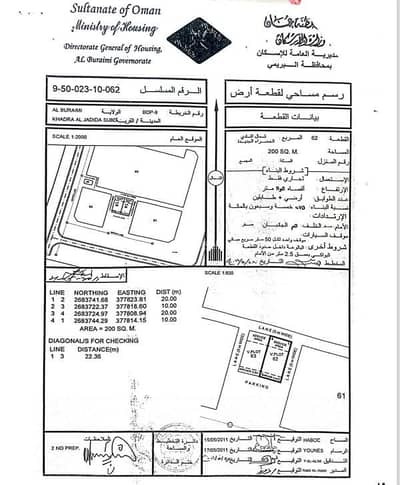 ارض سكنية  للبيع في البريمي، البريمي - أرض سكنية للبيع في البريمي