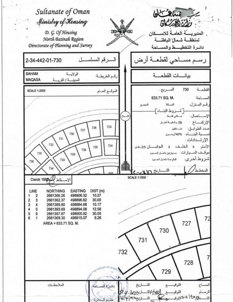 Residential Land For Sale in Saham, Al Batinah Residential Land For Sale in Saham, Al Batinah