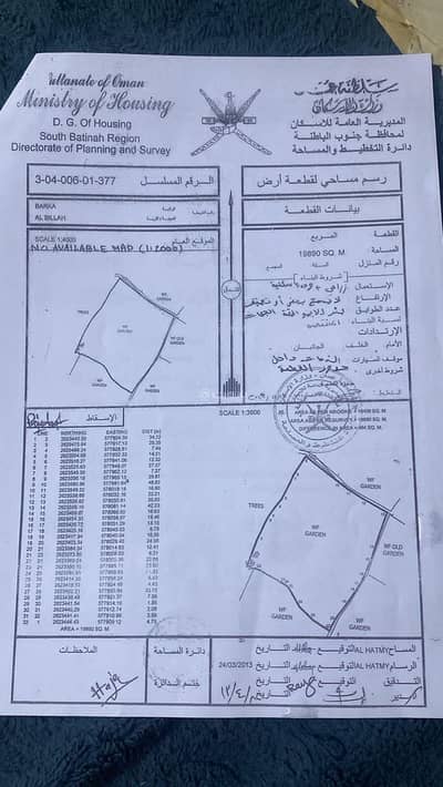 Residential Land for Sale in Barka, Al Batinah - Residential Land For Sale in Barka, Al Batinah