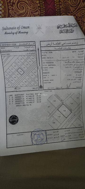 Residential Land for Sale in Saham, Al Batinah - Residential Land For Sale in Saham, Al Batinah