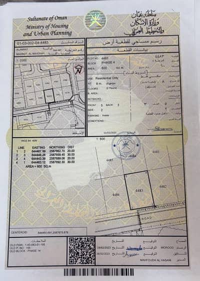 ارض سكنية  للبيع في العامرات، مسقط - أرض سكنية للبيع في الاملات، مسقط