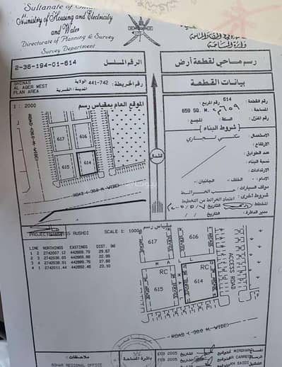 Residential Land for Sale in Shinas, Al Batinah - Residential Land For Sale in Shinas, Al Batinah