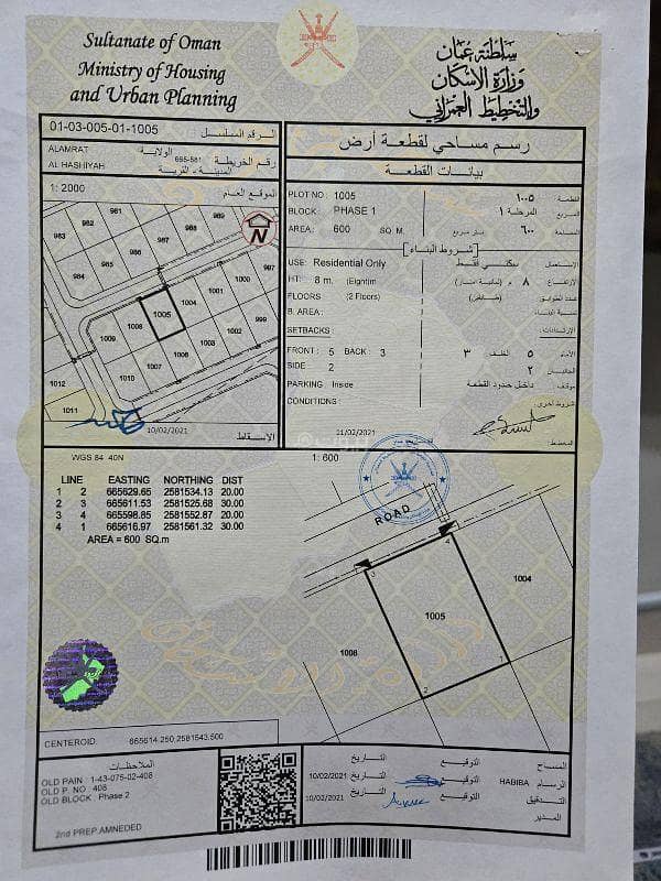 Residential Land For Sale in Al Amarat, Muscat