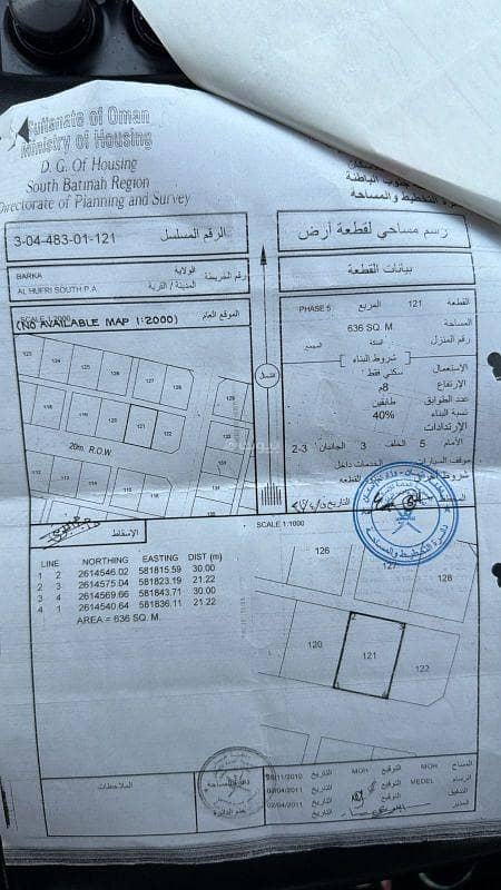 Residential Land For Sale in Barka, Al Batinah