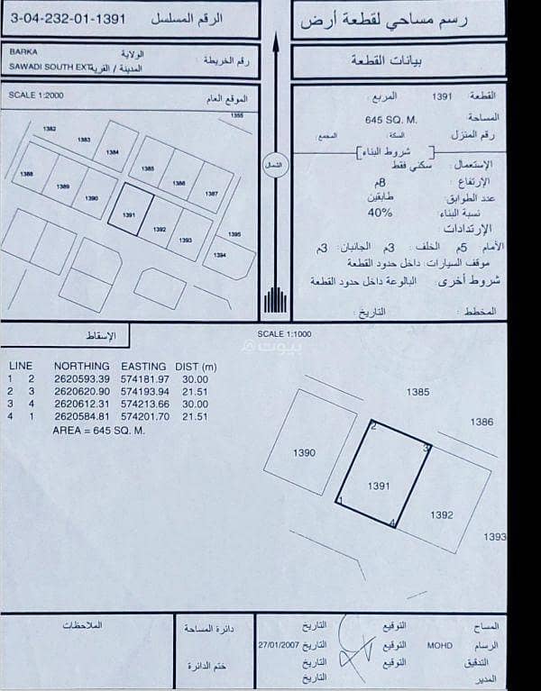 Residential Land For Sale in Barka, Al Batinah