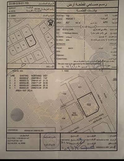 Residential Land for Sale in Qurayyat, Muscat - Residential Land For Sale in Qurayyat, Muscat