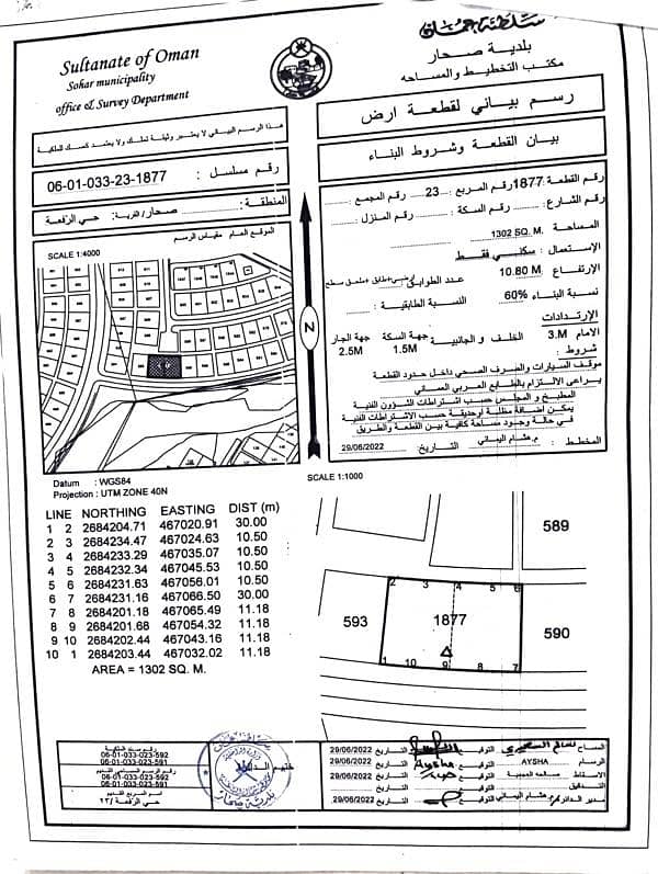 Residential Land For Sale in Sohar, Al Batinah