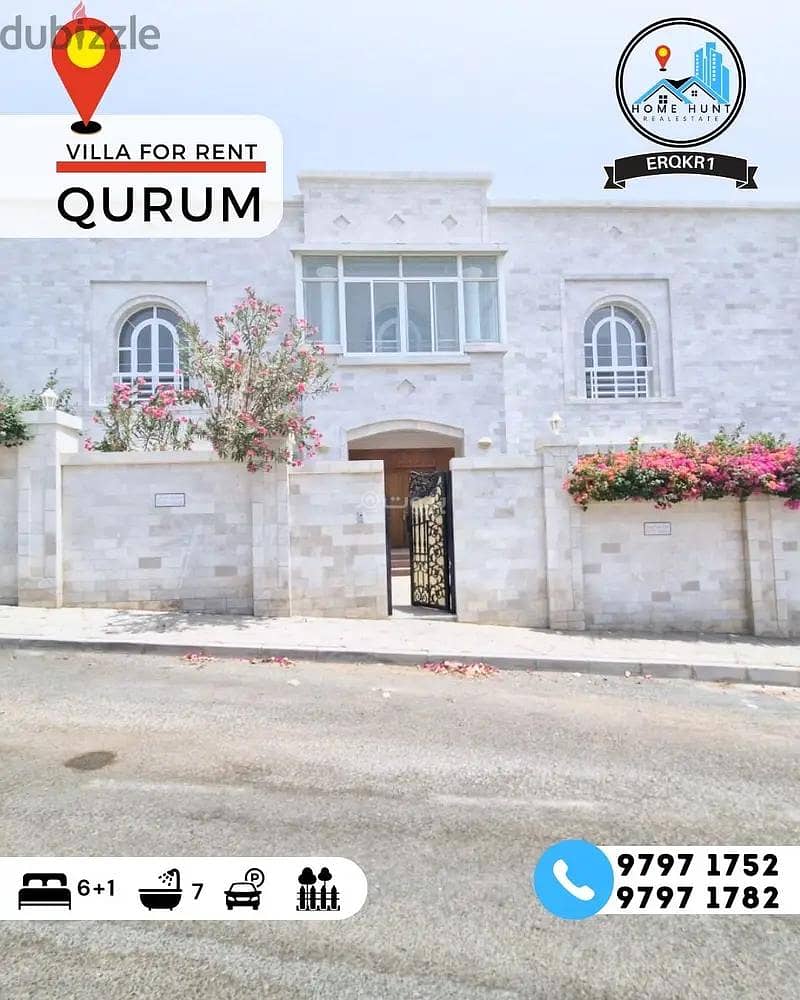 7 Bedrooms Villa For Rent Qurum, Muscat