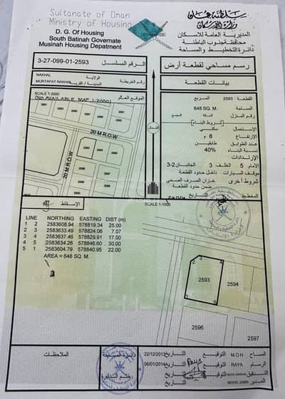 Residential Land for Sale in Nakhl, Al Batinah - Residential Land For Sale in Nakhl, Al Batinah