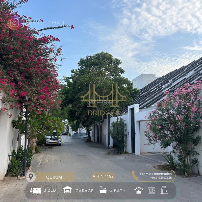 3 Bedrooms Villa For Rent in Qurum, Muscat