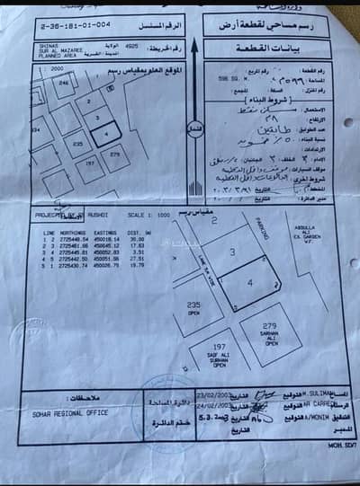 ارض سكنية  للبيع في شناص، الباطنة - أرض سكنية للبيع في شناص، الباطنة