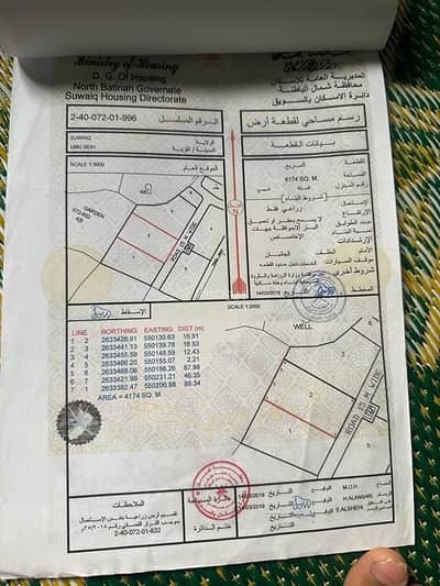 ارض سكنية  للبيع في السويق، الباطنة - أرض سكنية للبيع في السويق، الباطنة