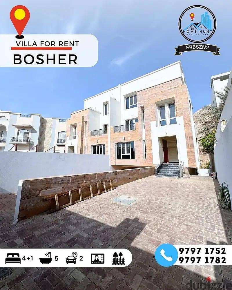 5 Bedrooms Villa For Rent Bosher, Muscat