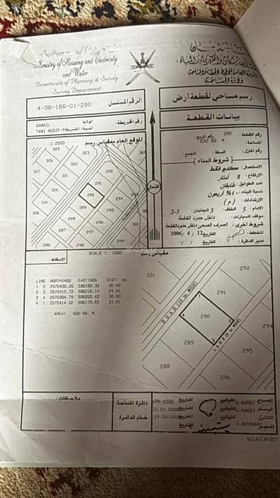 ارض سكنية  للبيع في سمائل، الداخلية - أرض سكنية للبيع في سمائل، الداخلية