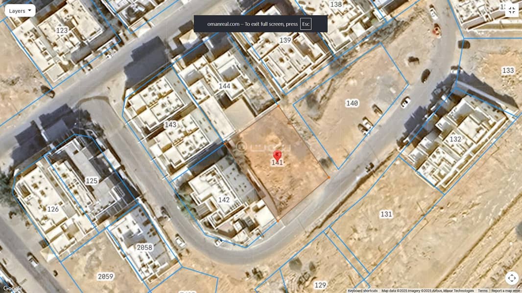 أرض سكنية للبيع في بشير، مسقط أرض سكنية للبيع في بشير، مسقط