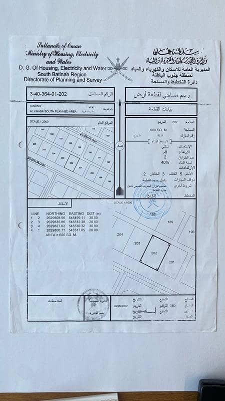 أرض سكنية للبيع في السويق، الباطنة أرض سكنية للبيع في السويق، الباطنة