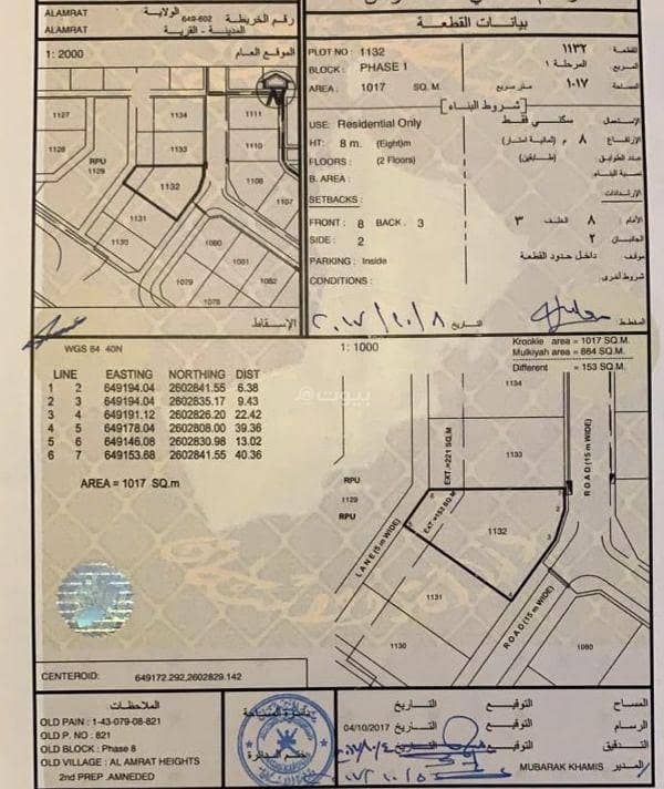 أرض سكنية للبيع في الأمارات، مسقط أرض سكنية للبيع في الأمارات، مسقط