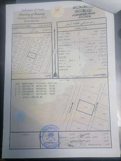 ارض سكنية  للبيع في سمائل، الداخلية - أرض سكنية للبيع في سُمَيْل، الداخلية