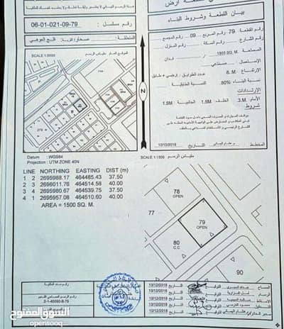 ارض سكنية  للبيع في صحار، الباطنة - أرض سكنية للبيع في صحار، الباطنة