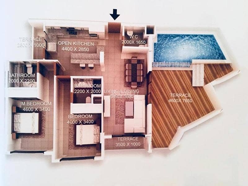 2 Bedrooms Apartment For Rent Muscat Hills, Muscat