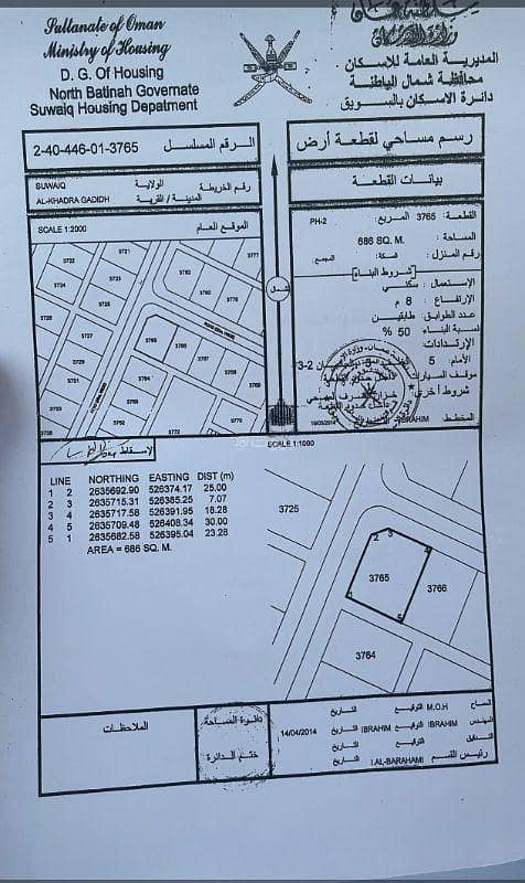 أرض سكنية للبيع في السويق، الباطنة أرض سكنية للبيع في السويق، الباطنة