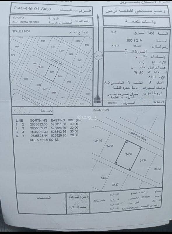 أرض سكنية للبيع في السوائق، الباطنة أرض سكنية للبيع في السوائق، الباطنة