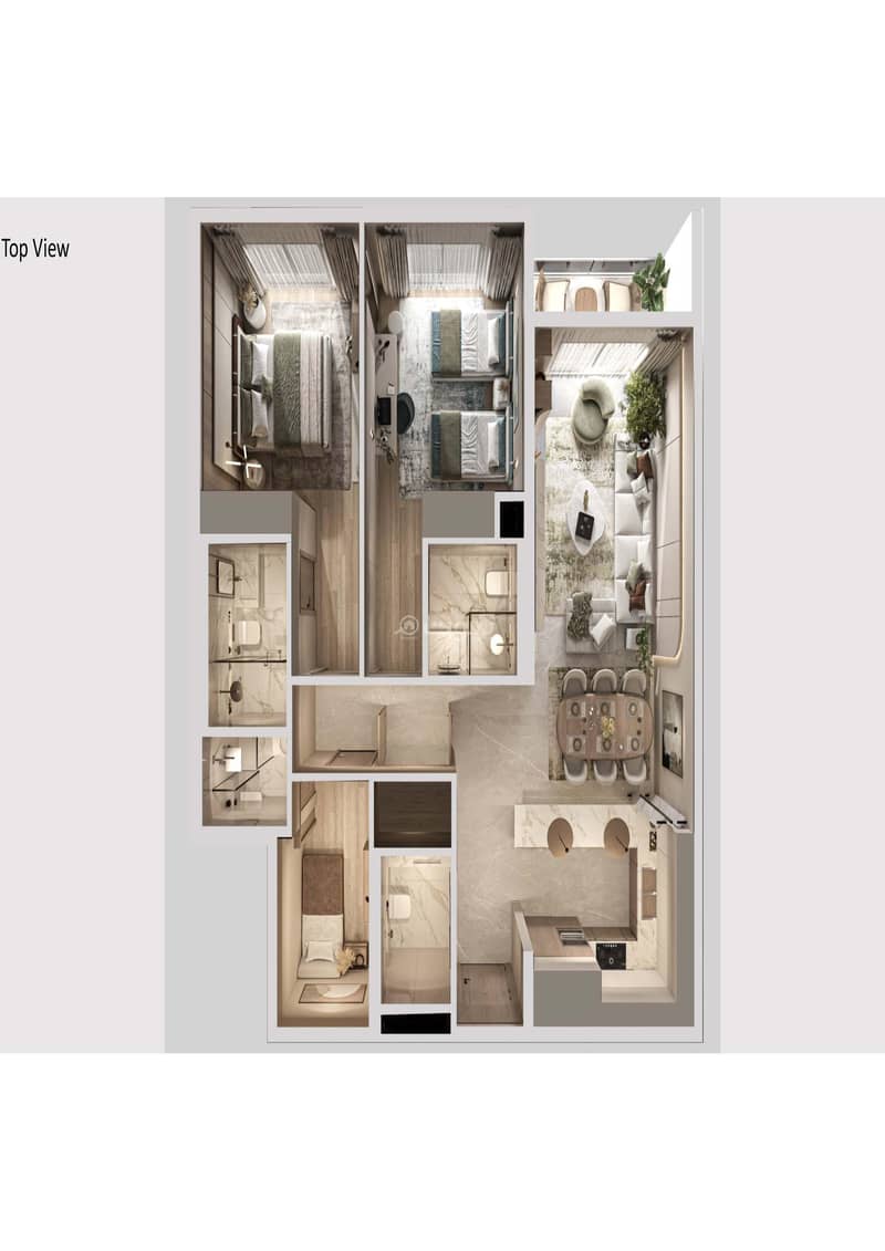 شقة من غرفتين للبيع في مسقط هيلز، مسقط شقة من غرفتين للبيع في مسقط هيلز، مسقط