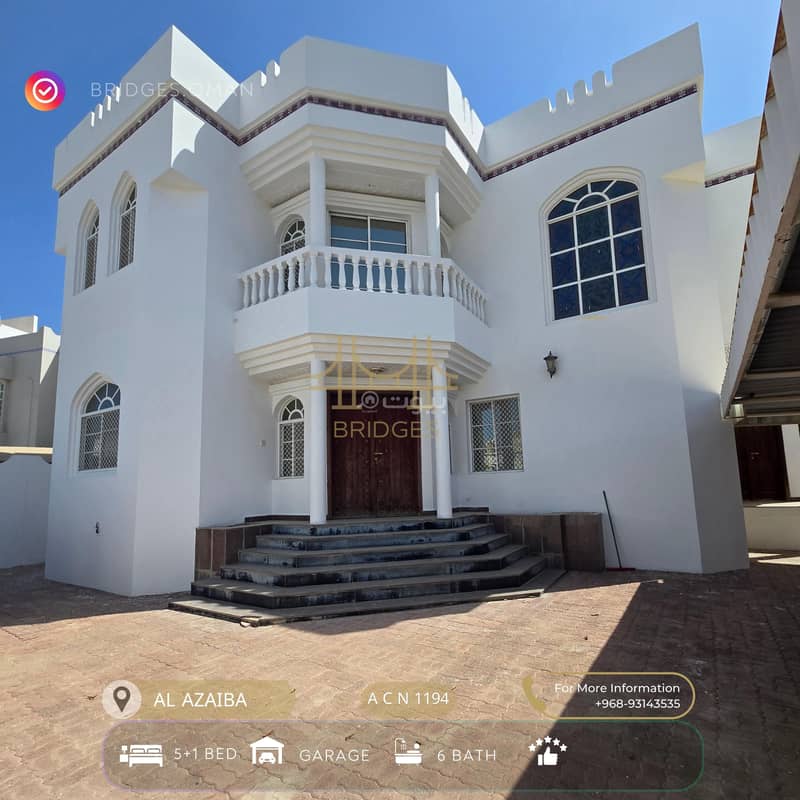5 Bedrooms Villa For Sale in Azaiba, Muscat