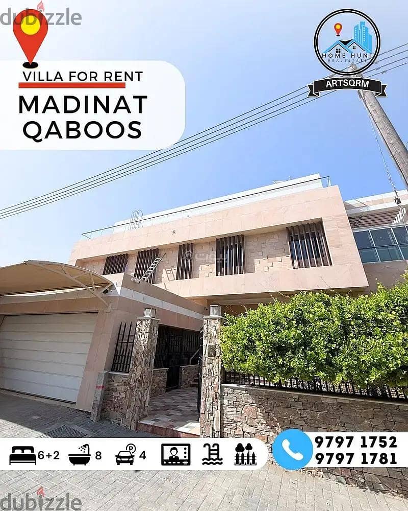 8 Bedrooms Villa For Rent in Madinat As Sultan Qaboos, Muscat