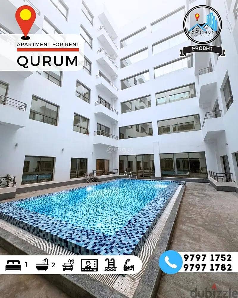 1 Bedroom Apartment For Rent in Qurum, Muscat