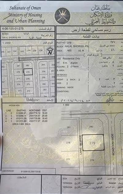 ارض سكنية  للبيع في بدبد، الداخلية - أرض سكنية للبيع في بدبد، الداخلية