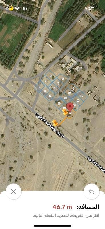 أرض سكنية للبيع في الخابورة، الباطنة
