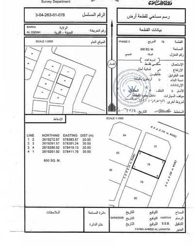 ارض سكنية  للبيع في بركاء، الباطنة - أرض سكنية للبيع في باركا، الباطنة