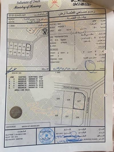 ارض سكنية  للبيع في قنتب، مسقط - أرض سكنية للبيع في قنتب، مسقط