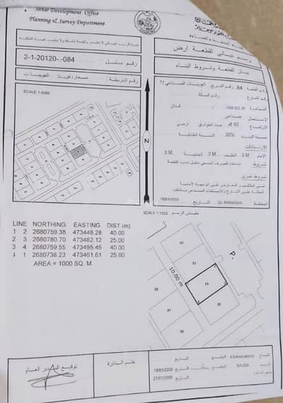 Residential Land for Sale in Sohar, Al Batinah - Residential Land For Sale in Sohar, Al Batinah