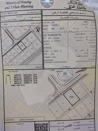 ارض سكنية  للبيع في إبراء، الشرقية - أرض سكنية للبيع في إبراء، الشرقية